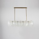 Loft Industry Modern - Glass Feathers Linear Chandelier 2